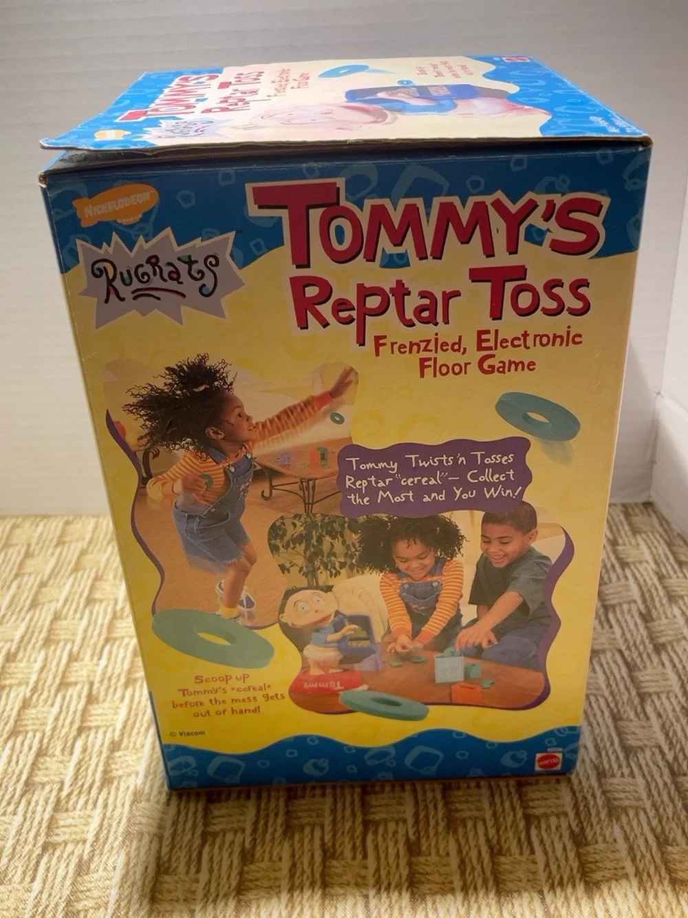 Vintage 1999 Rugrats Tommy’s Reptar Toss Mattel Electronic Floor Game Boxed
